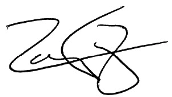Signature Zach Fleming Signature